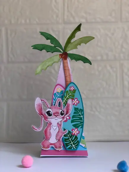 Personalizados Stitch e Angel - Kit com 40 Unidades