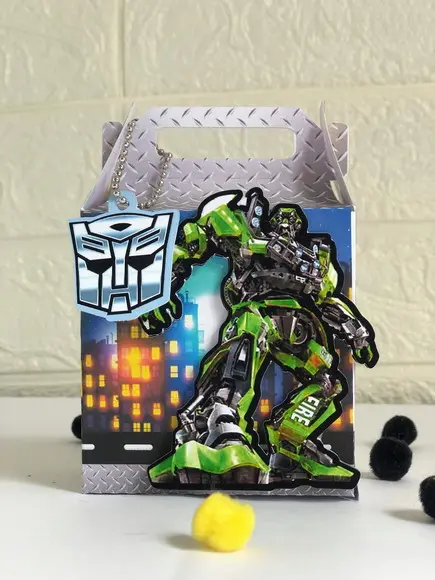 Personalizados Transformers - Kit com 50 Unidades
