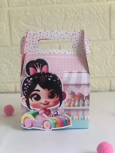 Personalizados Vanellope - Kit com 25 Unidades