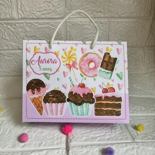 Sacolinha Personalizada Confeitaria