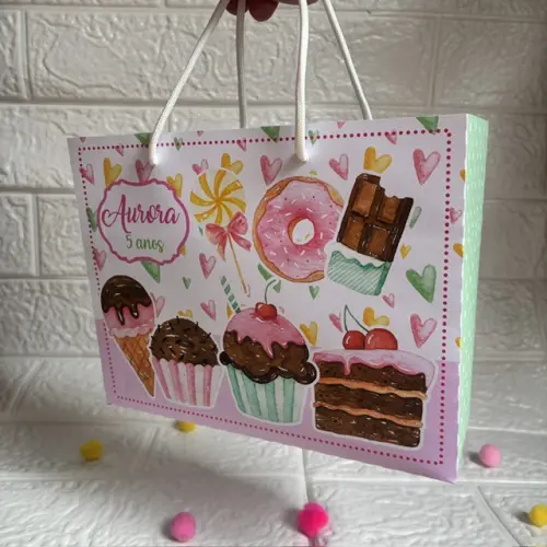 Sacolinha Personalizada Confeitaria