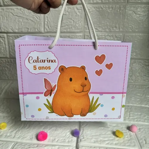 Sacolinha Personalizada Capivara