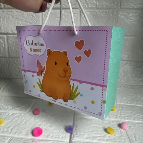 Sacolinha Personalizada Capivara