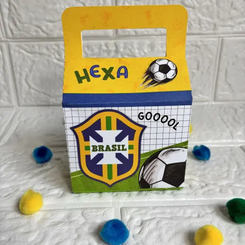 Personalizados Copa do Mundo - Kit com 10 unidades