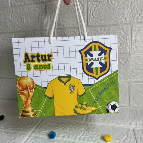 Sacolinha Personalizada Copa do Mundo