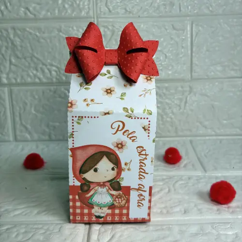 Personalizados Chapeuzinho Vermelho Aquarelado - Kit com 10 unida