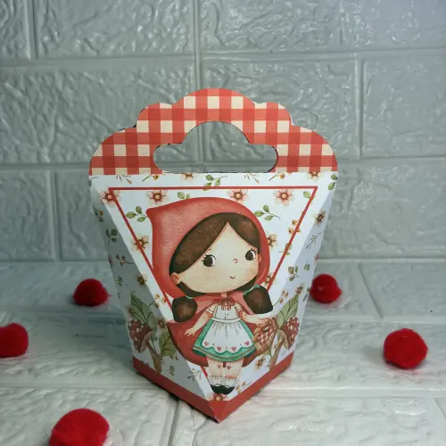 Personalizados Chapeuzinho Vermelho Aquarelado - Kit com 20 unida