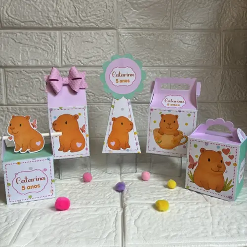 Personalizados Capivara - Kit com 30 unidades