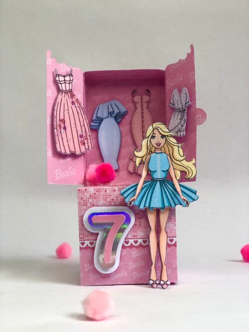 Personalizados Barbie - Kit com 10 unidades