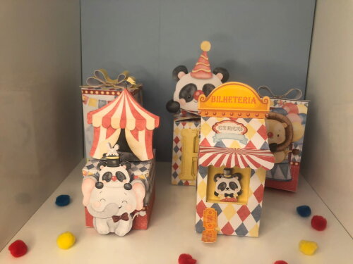 Personalizados Circo Aquarelado - Kit com 20 Unidades