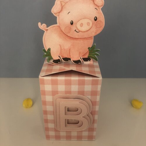 Personalizados Fazendinha Rosa - Kit com 10 Unidades