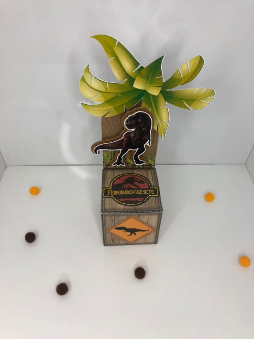 Personalizados Jurassic Park - Kit com 10 Unidades