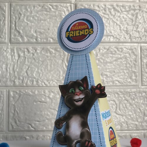 Personalizados Talking Tom - Kit 10 Unidades