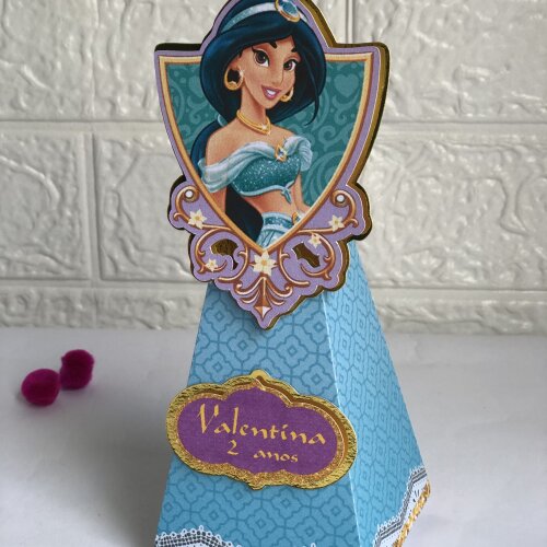 Personalizados Princesa Jasmine - Kit com 10 Unidades