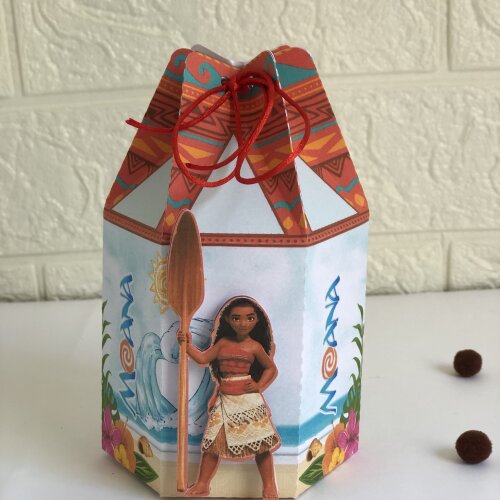 Personalizados Moana - Kit com 10 Unidades