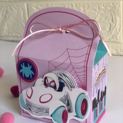 Personalizados Spidey Menina - Kit com 10 Unidades
