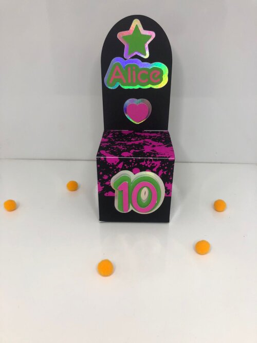 Personalizados Festa Neon - Kit com 30 unidades