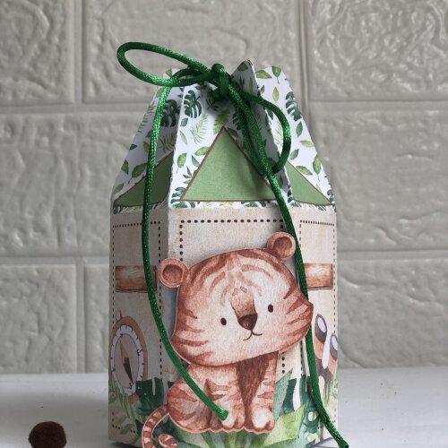 Personalizados Safari Aquarelado - Kit com 10 unidades
