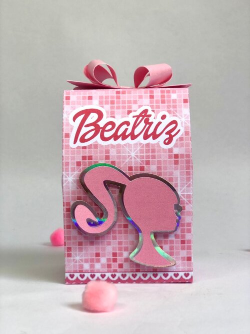 Personalizados Barbie - Kit com 10 unidades