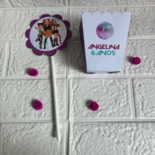 Centro de mesa  cachepô Guerreiras do K - Pop