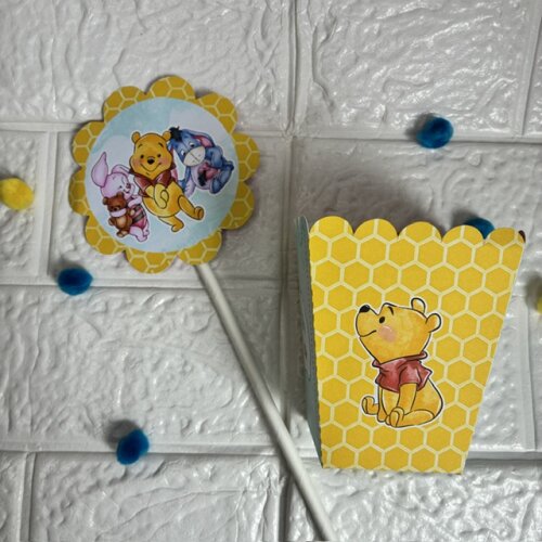 Centro de mesa  cachepô Ursinho Pooh