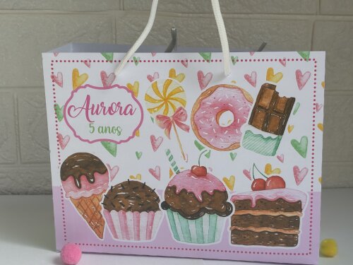 Sacolinha Personalizada Confeitaria