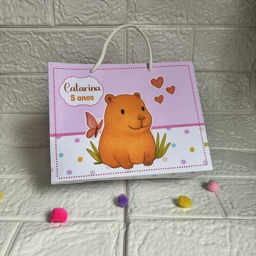 Sacolinha Personalizada Capivara