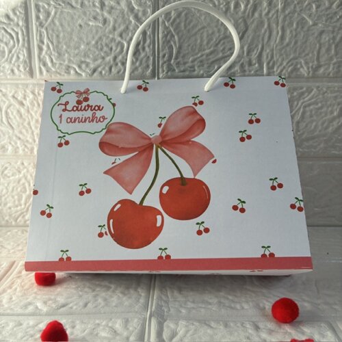 Sacolinha Personalizada Cerejinha