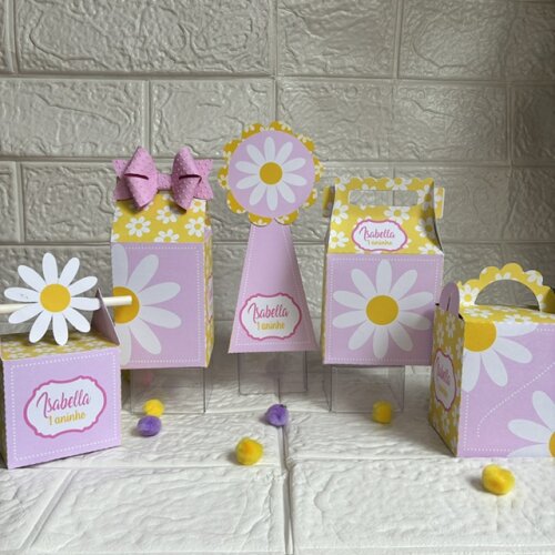 Personalizados Margarida - Kit com 20 unidades