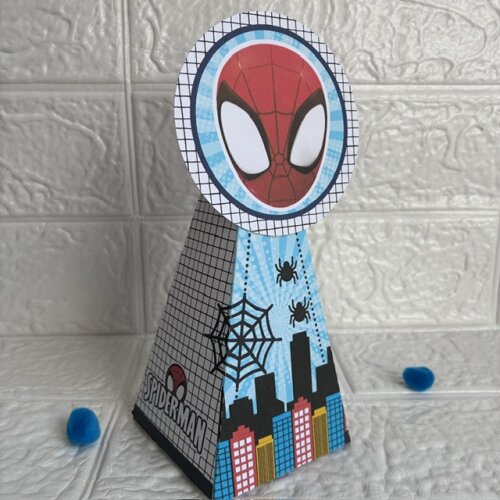 Personalizados Spiderman Homem Aranha - Kit com 10 unidades