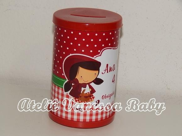 Cofrinho Chapéuzinho Vermelho