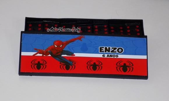 10 Dominó Personalizado Homem Aranha