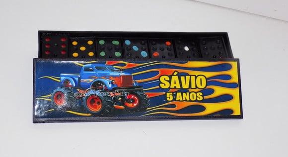 30 Dominós Personalizado Monster Trucks