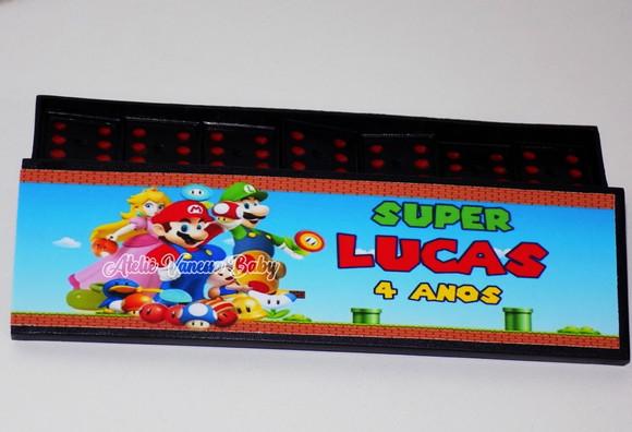 10 Dominós Personalizados Super Mário
