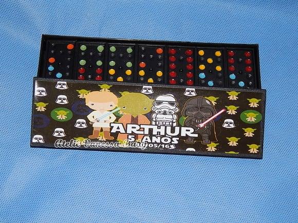 20 Dominós personalizados Star Wars