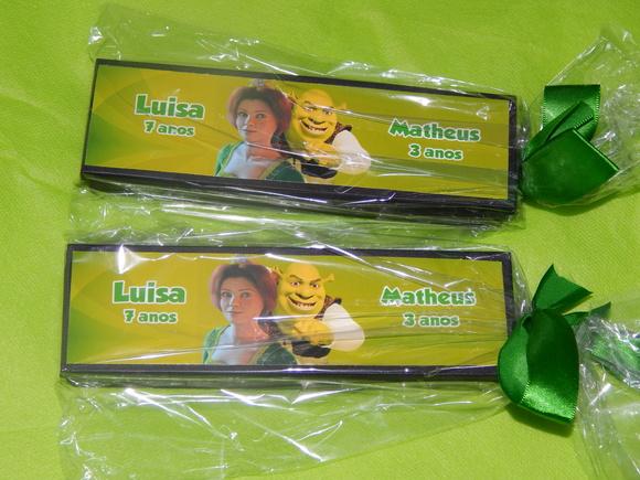 10 Dominós Personalizado Shrek