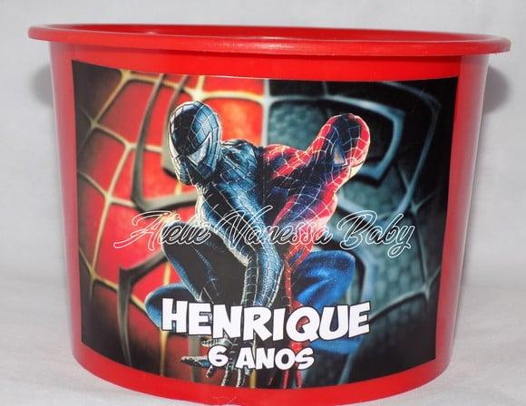 20 Balde de Pipoca Venom Homem Aranha