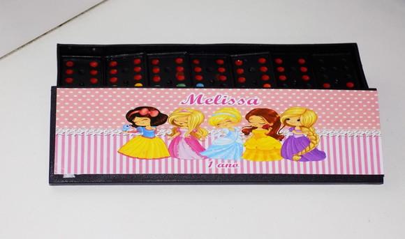 30 Dominós Personalizados Princesas