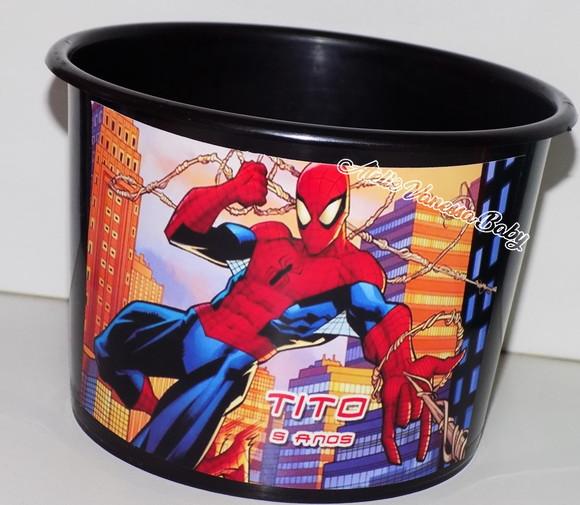 60 Balde de Pipoca Homem Aranha