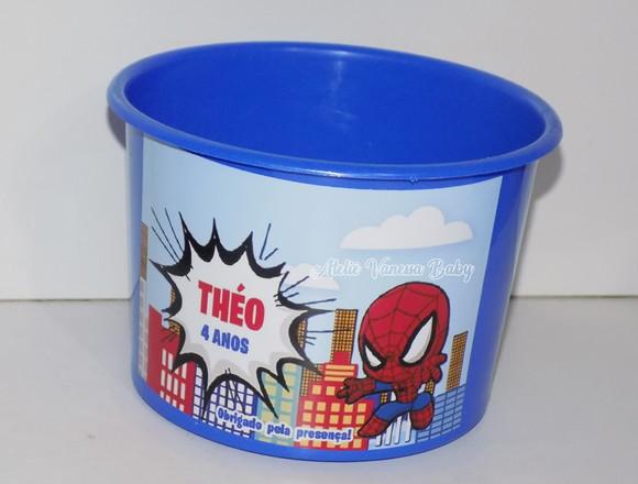 35 Balde de Pipoca Homem Aranha Cute
