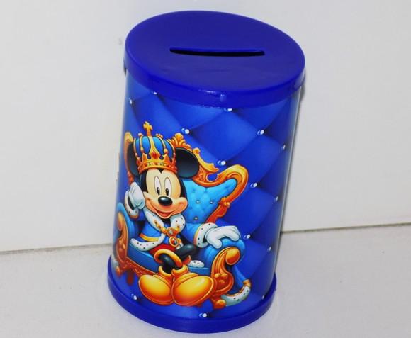 50 Cofrinhos Personalizados Mickey Realeza