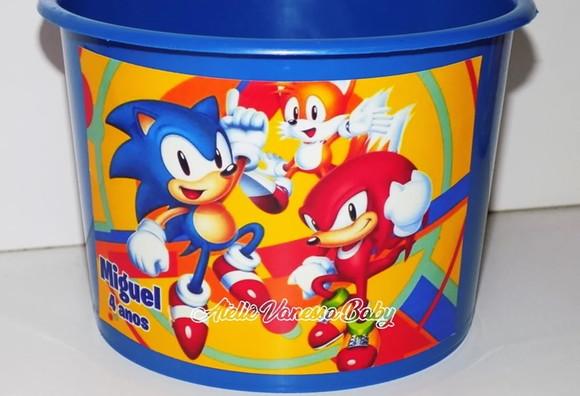 50 Baldes de Pipoca Sonic