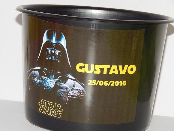 10 Balde de pipoca Star Wars