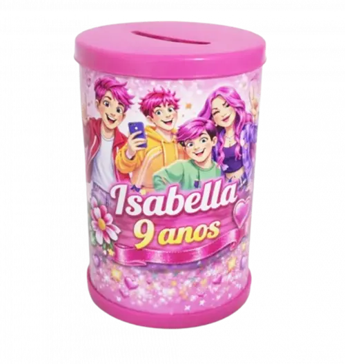 20 cofrinhos personalizados dos Rosa