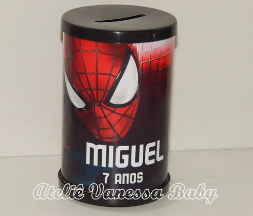 20 Cofrinho Homem Aranha