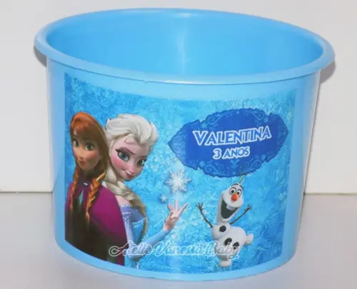 20 Balde de Pipoca Frozen