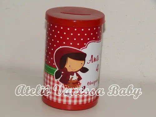 20 Cofrinho Chapéuzinho Vermelho