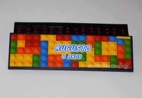 10 Dominó Personalizado Lego