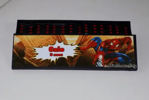 20 Dominós Personalizados Homem Aranha