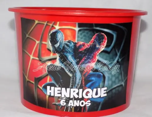20 Balde de Pipoca Venom Homem Aranha